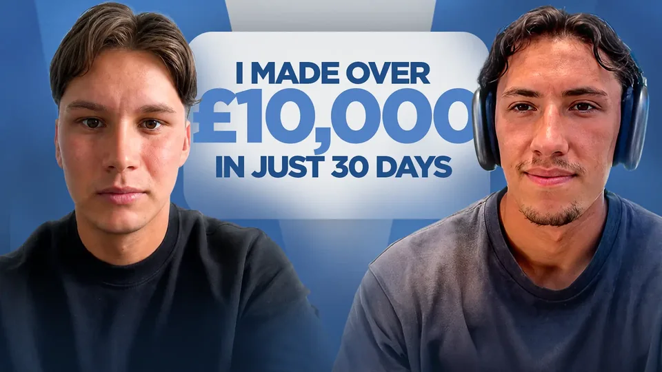 £10,000 per month testimonial video thumbnail