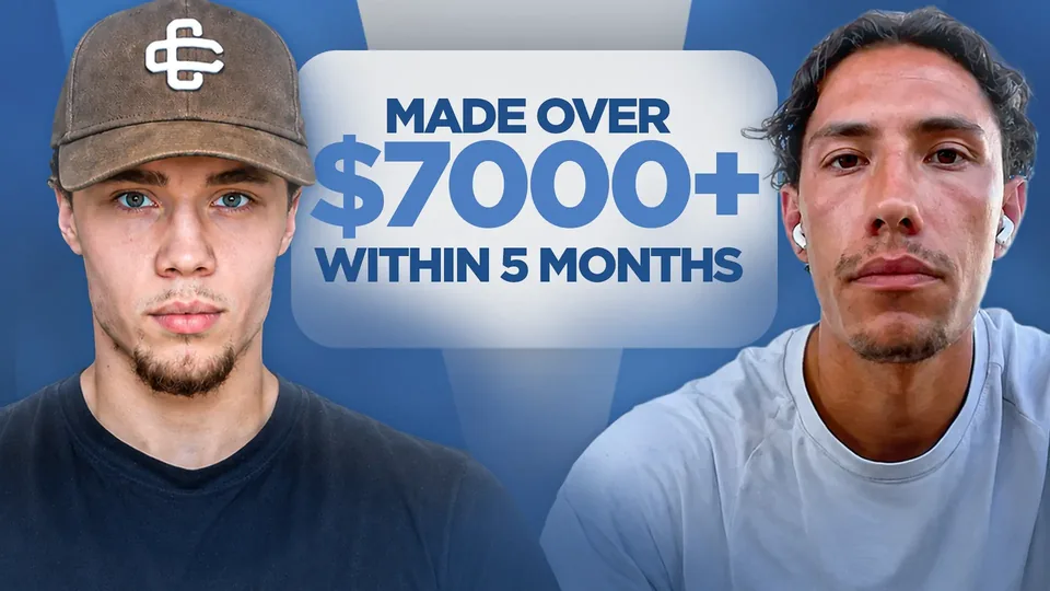 $7,000 per month testimonial video thumbnail
